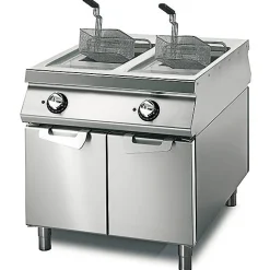 Friteuse Électrique 13+13 Litres sur Coffre avec Portes - Virtus