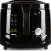 Friteuse électrique classique - DOMO DO461FR - 2.5L - Noir - Thermostat réglable - Cool Touch