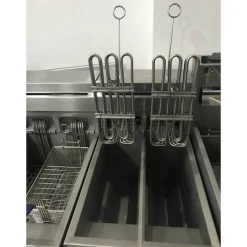 Friteuse électrique sur meubles MOD DF 10 + 10 - Beckers