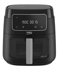 Friteuse multifonction a air chaud - BEKO - FRL3374B - 1900 W - 7,6 L pour 2 kg de frites - Ecran LCD tactile - Noir