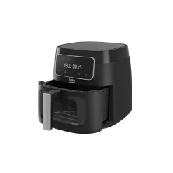 Friteuse multifonction a air chaud - BEKO - FRL3374B - 1900 W - 7,6 L pour 2 kg de frites - Ecran LCD tactile - Noir