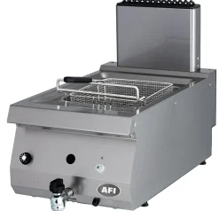 Friteuse Professionnelle Gaz à Poser 1 à 2 x 12 L - Série 700 - AFI Collin Lucy - Gris - l40- L0.1- P70- h28- Inox