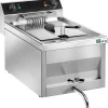 Friteuse Professionnelle à Poser Electrique en Inox avec Robinet de Vidange - 12 L - AFI Collin Lucy