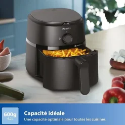 Friteuse sans huile - PHILIPS - NA120/00 - Airfryer Série 1000 4.2L - 12 modes de cuisson - 1500W - Noir