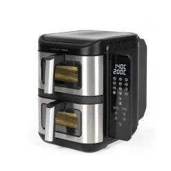 Friteuse sans huile 2 x 5.5l 2800w Livoo DOC344CO livoo x marmiton