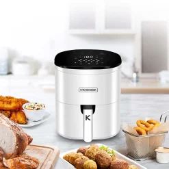 Friteuse Sans Huile De 6.5l 8 Programmes Airmed6 White De Kitchencook