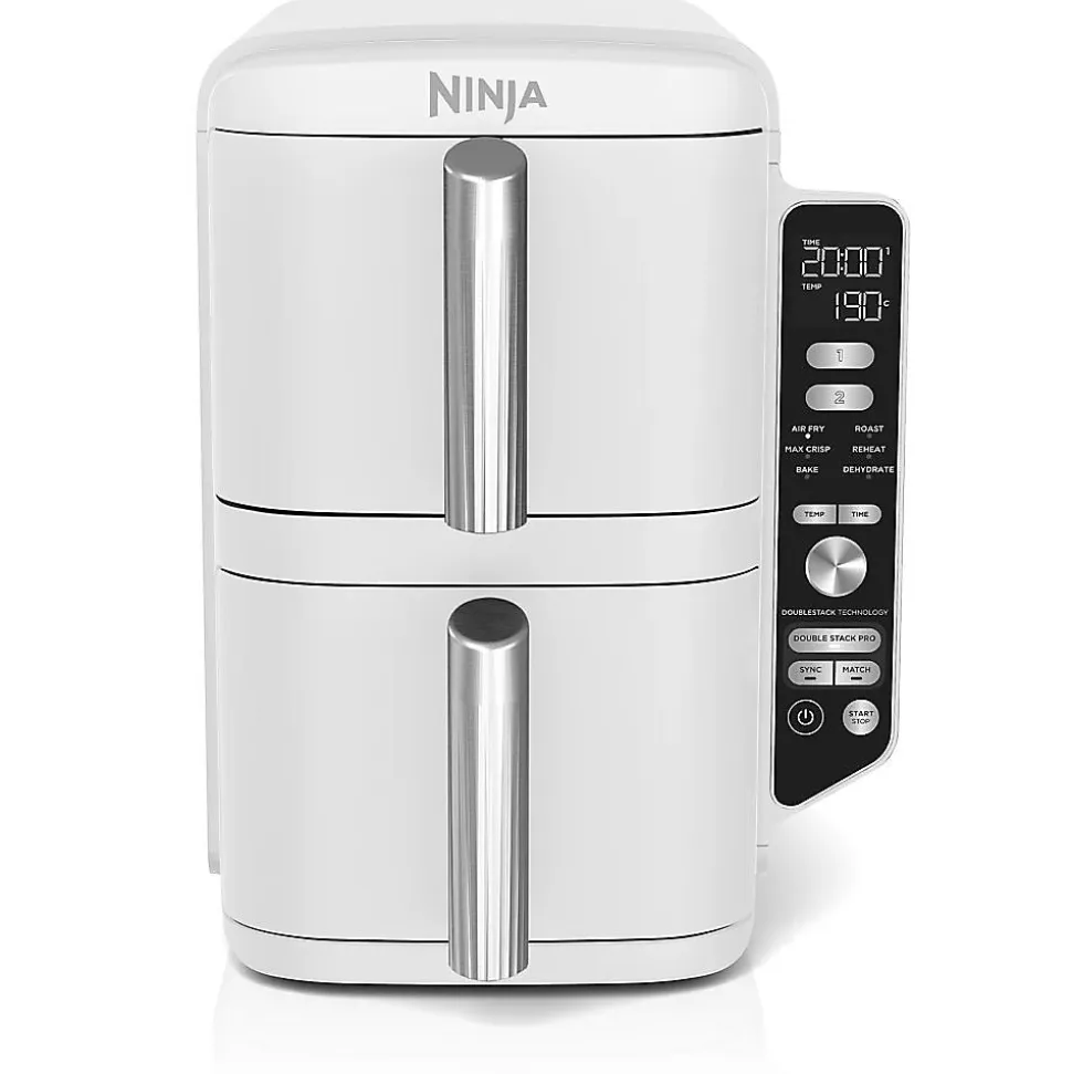 Friteuse sans huile 9.5l 2470w blanche Ninja SL400EU WH double stack XL