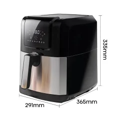 Friteuse sans huile 6.3l 1700w noir/gris Hisense H06AFBS1S3