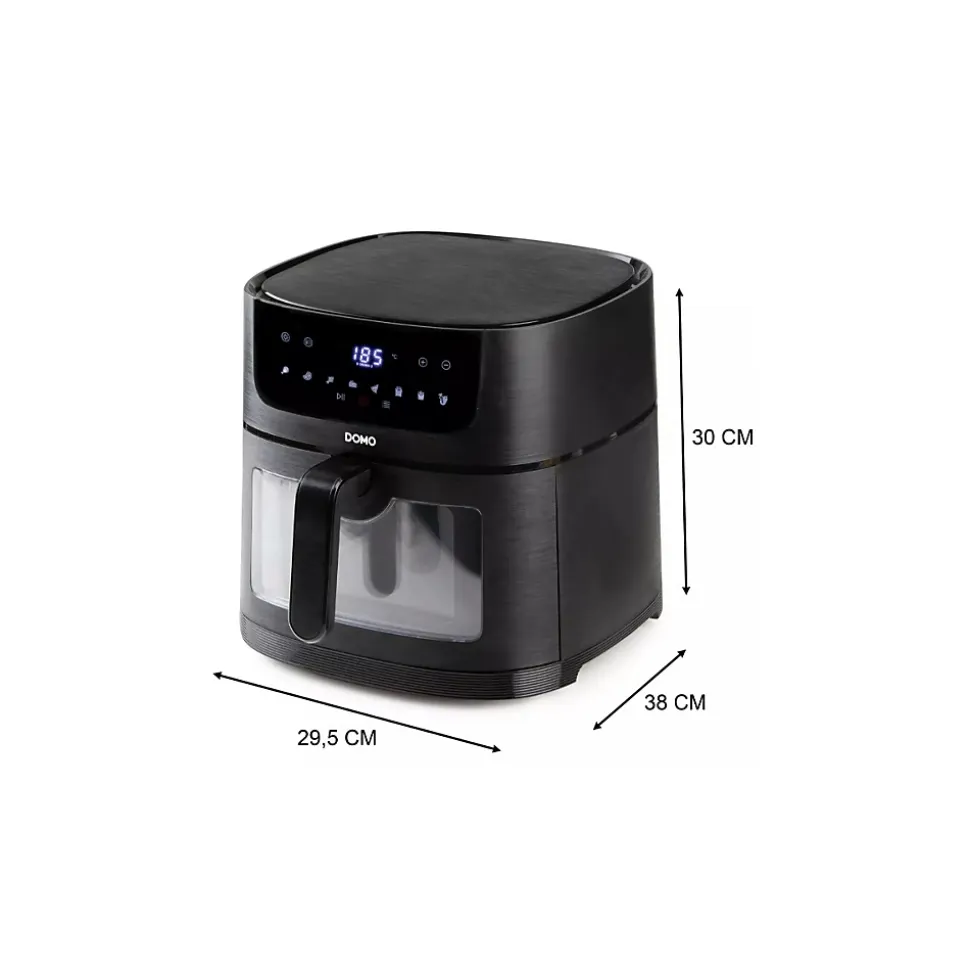 Friteuse sans huile 8l 1800w noir Domo DO543FR deli-fryer