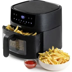 Friteuse sans huile 6l 1500w noir Domo DO540FR