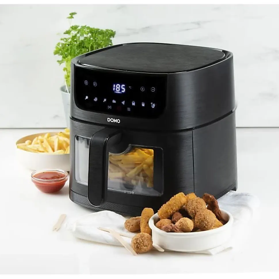 Friteuse sans huile 6l 1500w noir Domo DO540FR