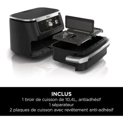 Friteuse sans huile 10.4l 2470w noir Ninja AF500EU foodi flex