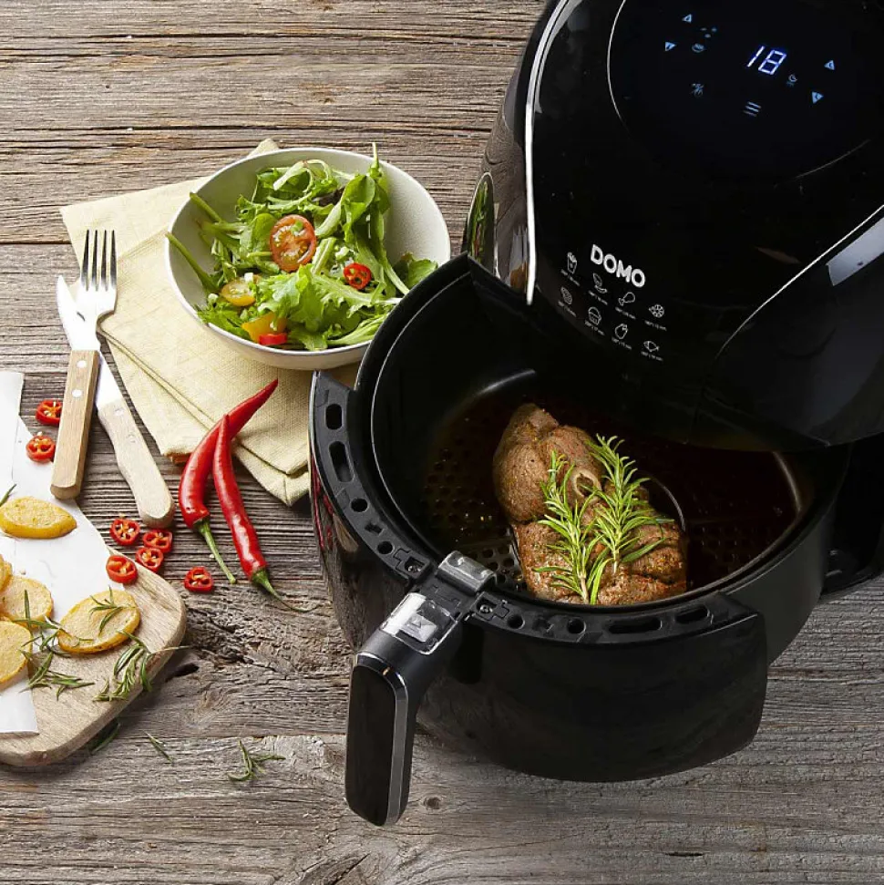 Friteuse sans huile 5.5l 2000w noir Domo DO533FR deli-fryer xxl