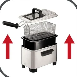 Friteuse semi pro 3l 2200w inox Tefal FR333070 easy pro