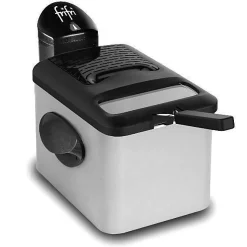 Friteuse semi-professionnelle FRIFRI Duofil - 3,5 L - 3200 W - Gris - 1 kg