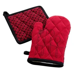 Gant & Manique Coton "Cuisiline" 28cm Bordeaux