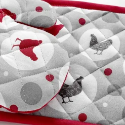 Gant & Manique Imprimé "Suzette" 28cm Rouge