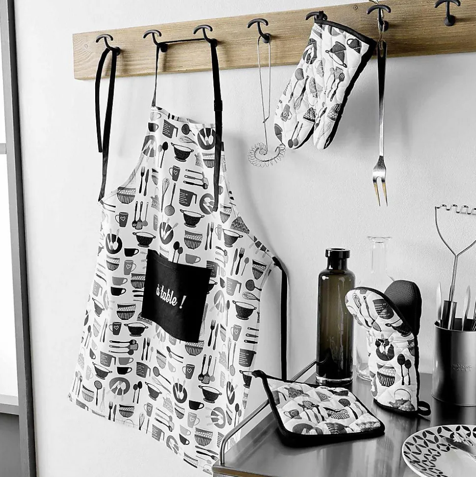 Gant de Cuisine Pince "Kitchen" 24cm Noir