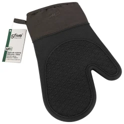 Gant de cuisine silicone et coton Gris - 5Five