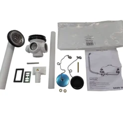 Garniture de trop-plein évier VILEROY ET BOCH O.Novo 6,2 x 6,2 x 10 cm Chromé