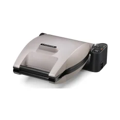 Gaufrier - LAGRANGE - 19133 - Beige - Anti-adhésif - 2 gaufres 155x100mm