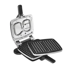 Gaufrier - LAGRANGE - 39624 - Noir - Revêtement antiadhésif - Fonction sandwichs