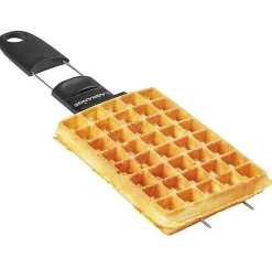 Gaufrier - LAGRANGE - 39624 - Noir - Revêtement antiadhésif - Fonction sandwichs