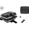Gaufrier - LAGRANGE - 039126 SUPER 2 - Noir - Petit Électroménager - 2 Gaufres