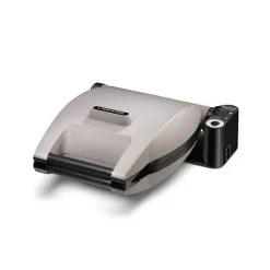 Gaufrier - Premium Gaufres - MINERAL G - Multifonctions - Plaques interchangeables - Couleur gris