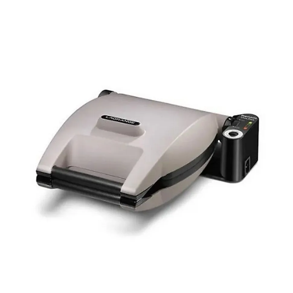 Gaufrier - Premium Gaufres - MINERAL G - Multifonctions - Plaques interchangeables - Couleur gris