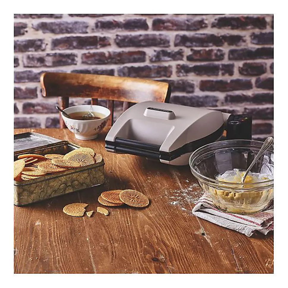 Gaufrier - Premium Gaufres - MINERAL G - Multifonctions - Plaques interchangeables - Couleur gris
