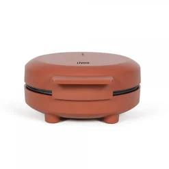 Gaufrier Cœur Livoo 1000 W, 5 gaufres cœur, Rouge