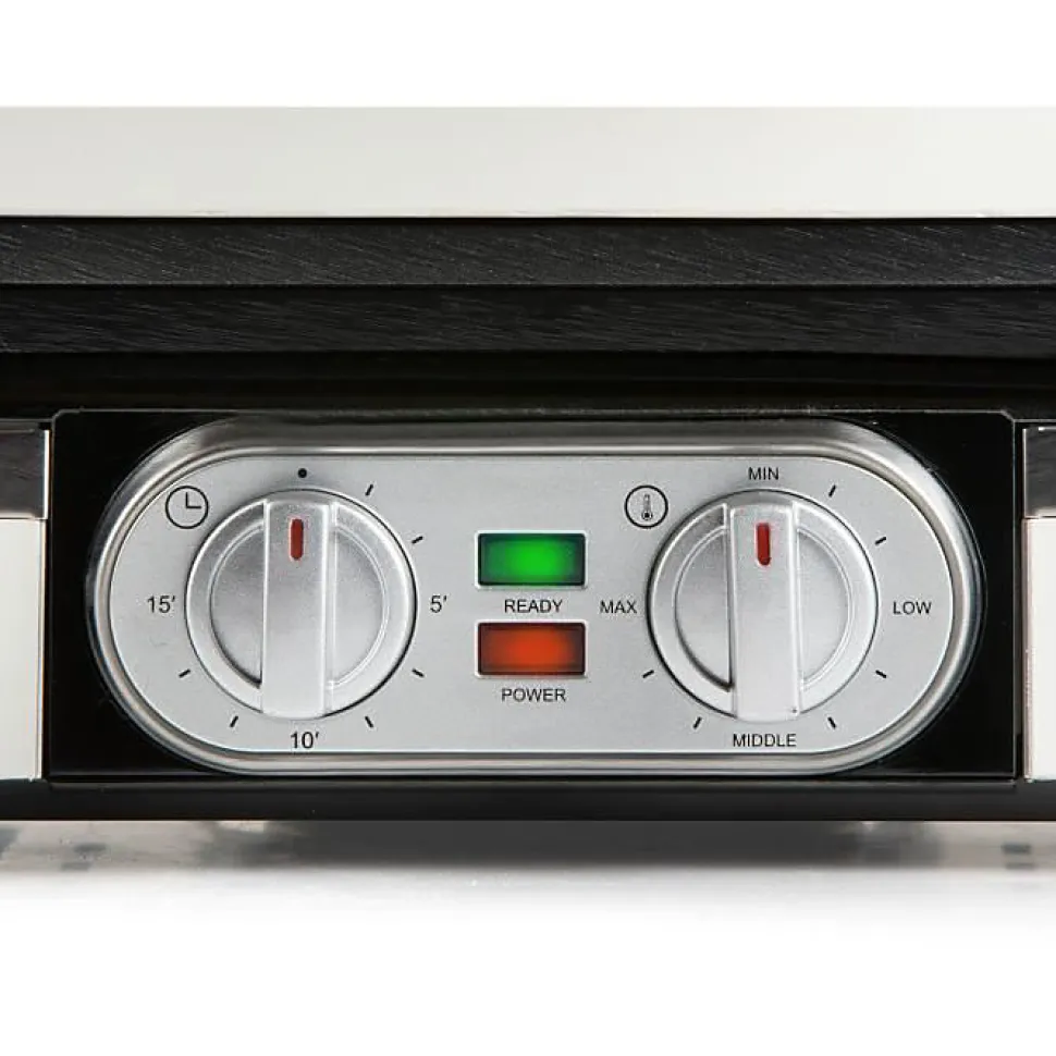 Gaufrier DOMO DO9280W 1520W blanc 2 gaufres XL plaques ceramique