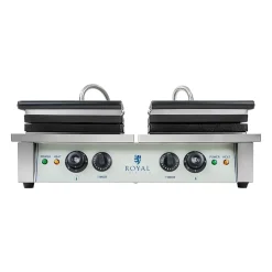 Gaufrier double carre professionnel Teflon rond Helloshop26