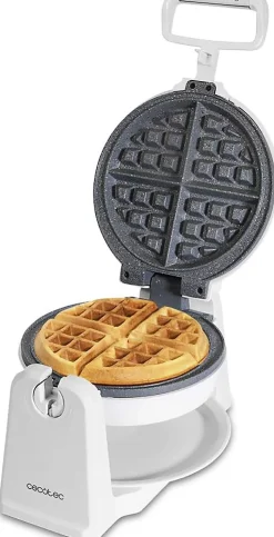 Gaufrier électrique circulaire 1000W Rotatif