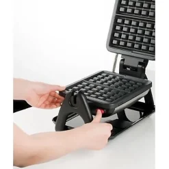 Gaufrier électrique réversible King Size - TEFAL WM755D12 - Plaques amovibles - Thermostat réglable - 1200 W