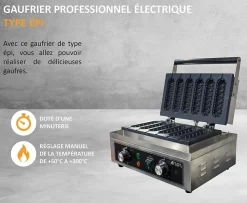 Gaufrier Électrique Type Épi - L2G
