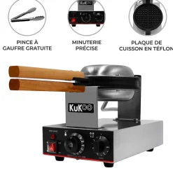 Gaufrier Rond Cuisine Commercial