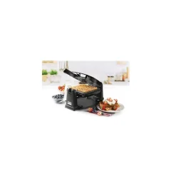 Gaufrier rotatif noir Domo DO9224W
