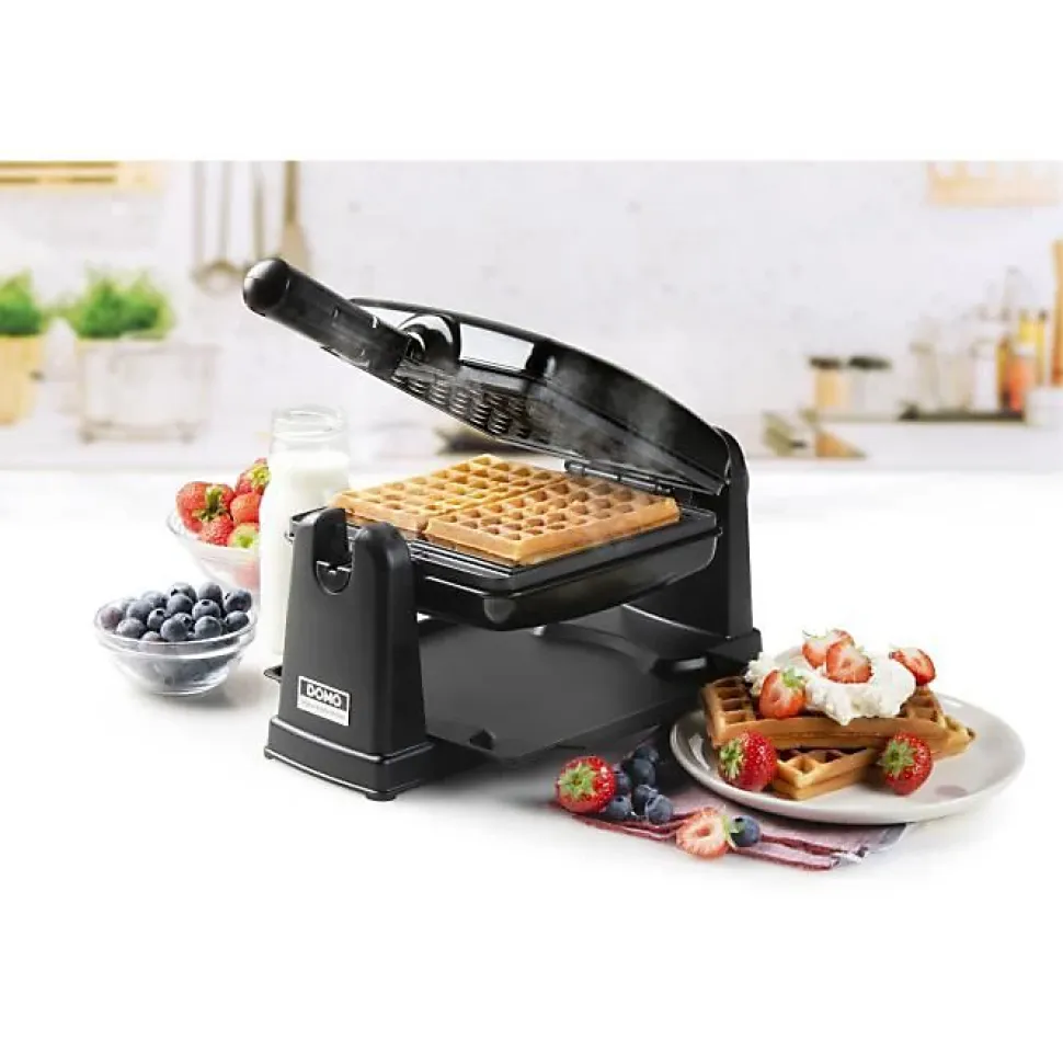 Gaufrier rotatif noir Domo DO9224W