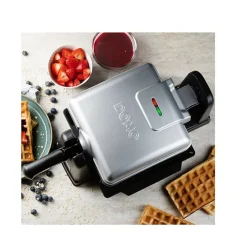 Gaufrier rotatif 1400w inox/noir Domo DO9272W
