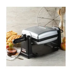 Gaufrier rotatif 1400w inox/noir Domo DO9272W