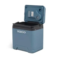 Glaciere electrique IGLOO 12V Modern Blue 27L portable Peltier