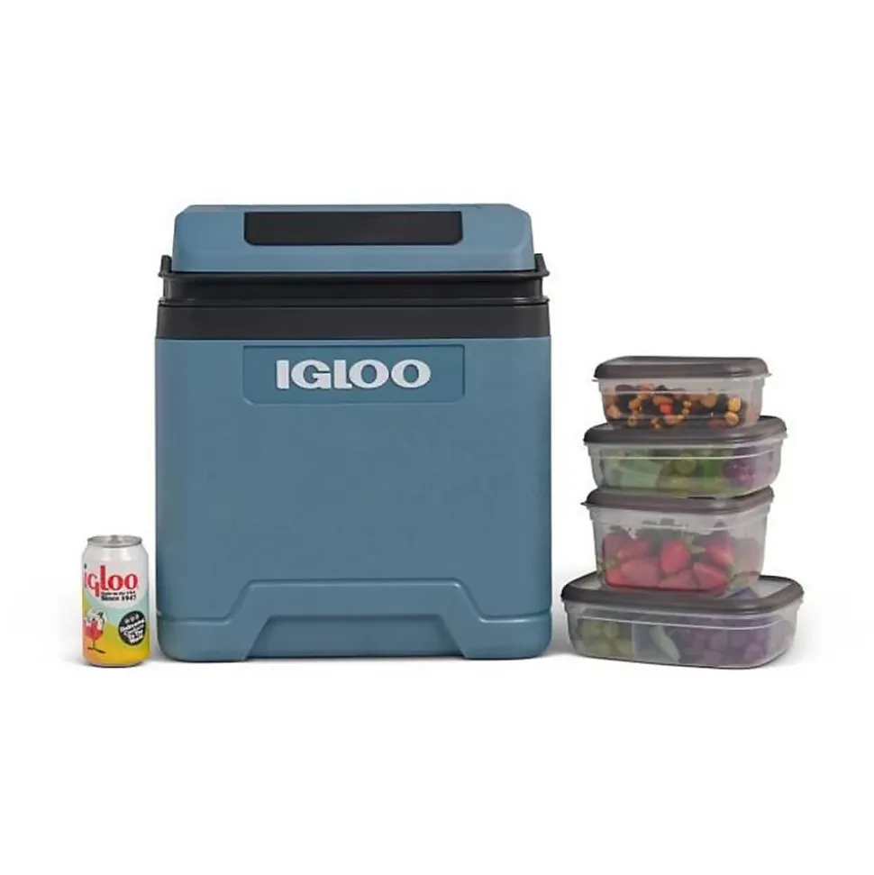 Glaciere electrique IGLOO 12V Modern Blue 27L portable Peltier