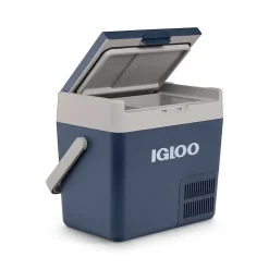 Glaciere electrique IGLOO ICF18 18 L multivoltage 12/24/230V bleue