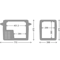 Glaciere électrique portable - DOMETIC - CFF45 - A compression - 44 litres - 12 V - 24 V allume cig