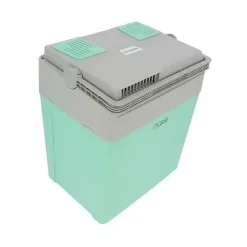 Glacière thermoélectrique INCASA 23 L mint green poignée rabattable