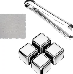 Glaçons congelés en acier inoxydable