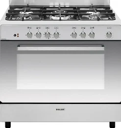 GLEM piano de cuisson mixte 90 cm inox GE960CVIX2