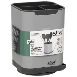 Égouttoir à couverts/ustensiles Néo gris - Gris- 5five